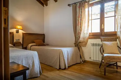 Cama o camas de una habitación en Casa - Chalet Posets con 3 dormitorios