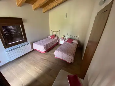 Cama o camas de una habitación en Casa La Pedrana