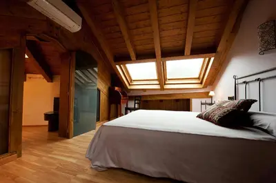 Cama o camas de una habitación en Casa Llop