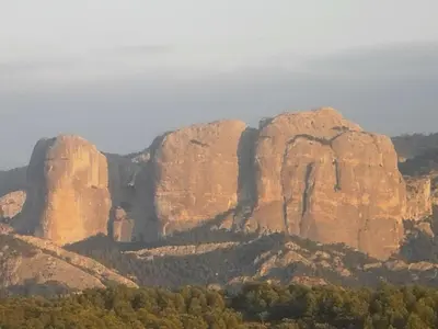 Paisaje cerca de este chalet de montaña