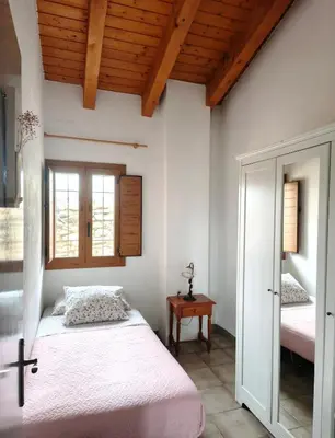 Cama o camas de una habitación en Casa Escola