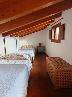 Cama o camas de una habitación en Casa Escola