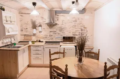 Una cocina o zona de cocina en LA MIMBRERA