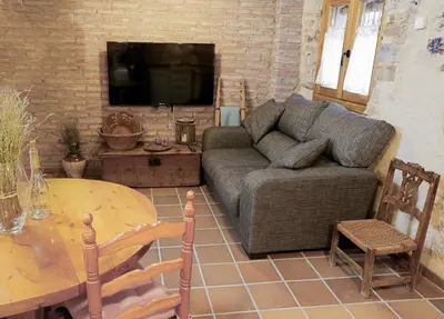 Zona de estar de LA MIMBRERA