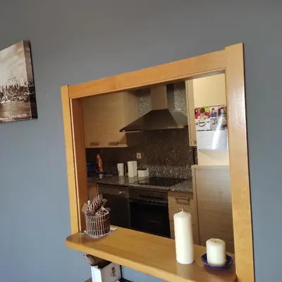 Una cocina o zona de cocina en Ático spa rural