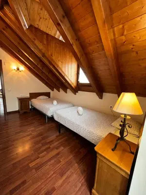 Cama o camas de una habitación en Luxury House Valencia D'Aneu