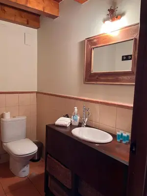 Un baño de Luxury House Valencia D'Aneu