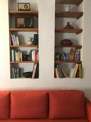 Biblioteca en el apartamento