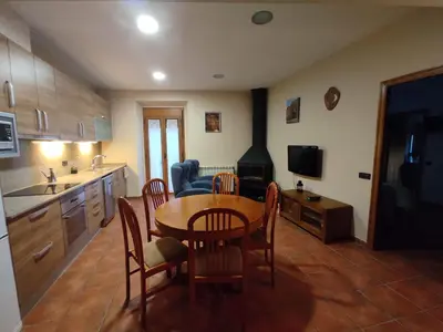 Una cocina o zona de cocina en Cal Ferrer