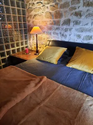 Cama o camas de una habitación en Campo Golden Heritage OFF GRID