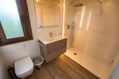 Un baño de Chalten Apartamento