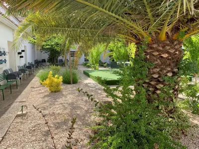 Jardín al aire libre en Ermita del Carmen Híjar