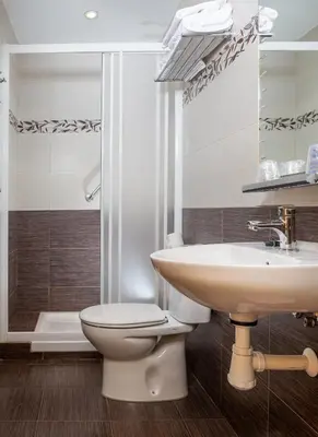 Un baño de Hostal El Trillero