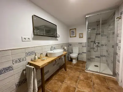Un baño de El Refugio del Cierzo