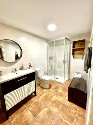 Un baño de El Refugio del Cierzo