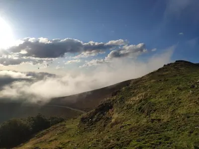 Paisaje cerca de este albergue