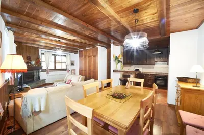 Zona de estar de Mountain Chalet Baqueira Beret