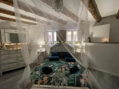 Cama o camas de una habitación en El Secret de la LLegenda El Drac