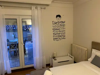 Cama o camas de una habitación en Casa Melodía