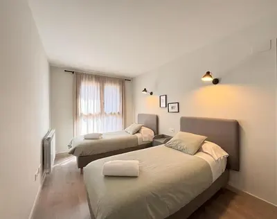 Cama o camas de una habitación en BPIRINEOS-Perdiguero