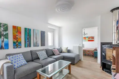 Zona de estar de Apartamentos turísticos Rurales ITURBURUARENA