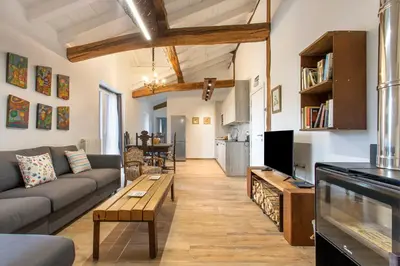Zona de estar de Apartamentos turísticos Rurales ITURBURUARENA