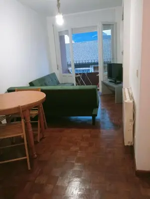 Zona de estar de Luminoso, céntrico y silencioso apartamento