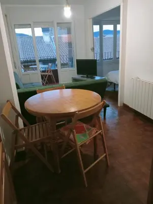 Zona de estar de Luminoso, céntrico y silencioso apartamento