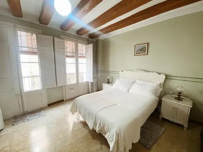 Cama o camas de una habitación en Ebro Valley Apartment