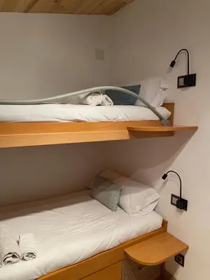Cama o camas de una habitación en Cal Sabater, la teva llar lluny de casa