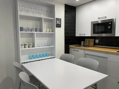 Una cocina o zona de cocina en Baqueira 1500 (pie pista). Edificio Bonaigüa