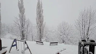 Tuhogarencerler parking y taquilla en pistas en invierno