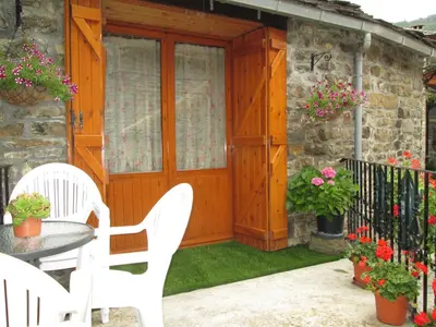 Jardín al aire libre en La Casita de Ordesa