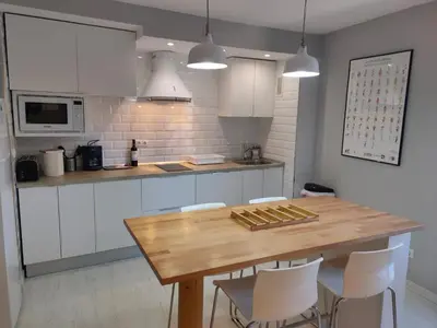 Una cocina o zona de cocina en Apartamento Casa Pueyo