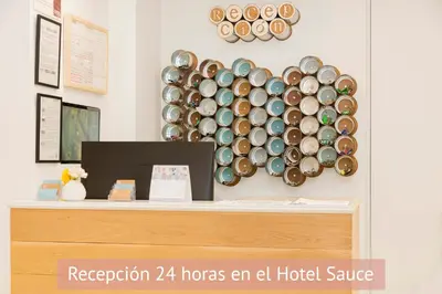 El vestíbulo o zona de recepción de Apartamentos Sabinas Don Jaime