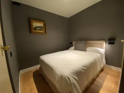 Cama o camas de una habitación en Baqueira321 Ubicación Privilegiada.
