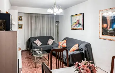 Zona de estar de Stunning Apartment In Montalbán
