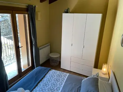 Cama o camas de una habitación en BPIRINEOS-El Fort