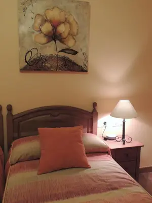Cama o camas de una habitación en Casa La Mercedes