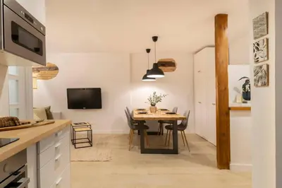 Una cocina o zona de cocina en Precioso apartamento recién reformado pleno centro