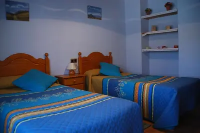 Cama o camas de una habitación en Casa La Catalina
