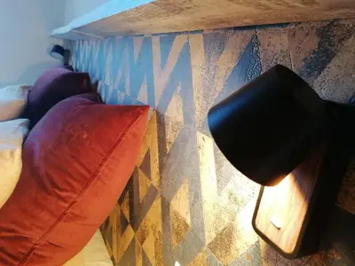 Cama o camas de una habitación en Apartamento con encanto en Sallent de Gállego