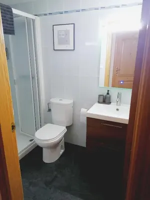 Un baño de Apartamento con encanto en Sallent de Gállego