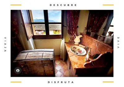 Cama o camas de una habitación en Casa Rural Palacio de Bureta