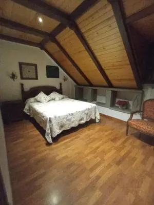 Cama o camas de una habitación en Apartamentos Sorripas 2 hab