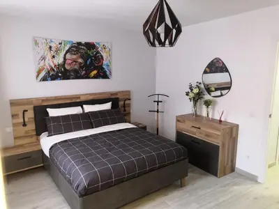 Cama o camas de una habitación en El Rincón de Moreno