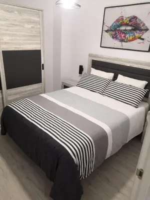 Cama o camas de una habitación en El Rincón de Moreno