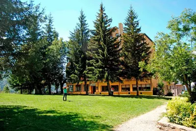 Jardín al aire libre en Apartamentos SNÖ Edelweiss