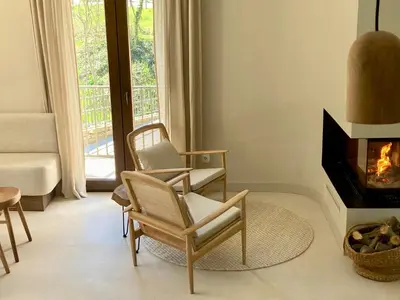 Zona de estar de Les Nous Hotel