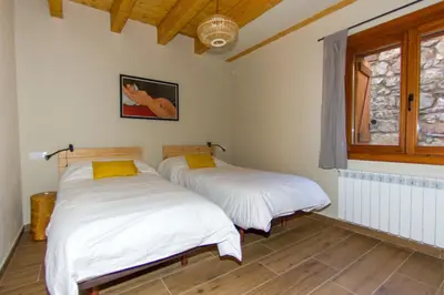 Cama o camas de una habitación en Balcón de Pineta